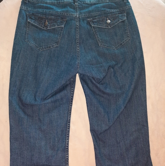 RIDERS BY LEE WOMEN'S DENIM CAPRI PANTS | SIZE 16M - Picture 5 of 9